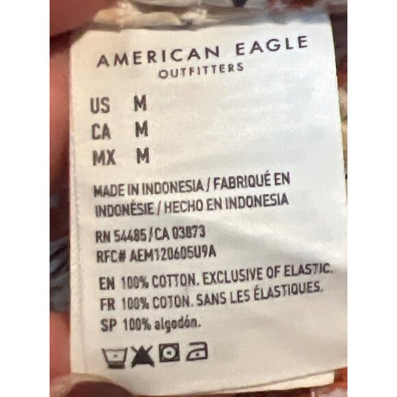 American Eagle Womens Smocked Floral Tube‎ Top M - Picture 5 of 5